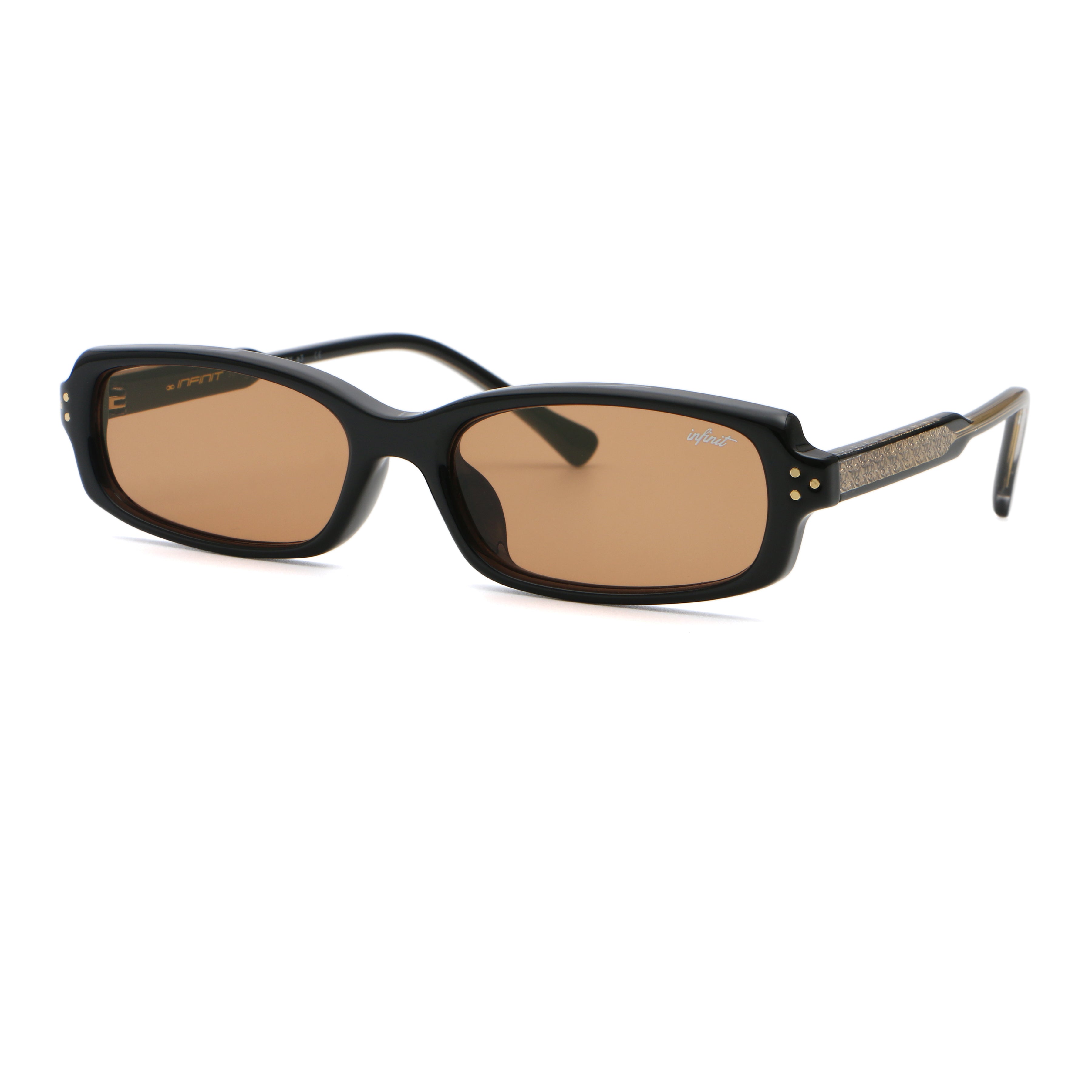 Virgil Negro Brillo Lente Marron