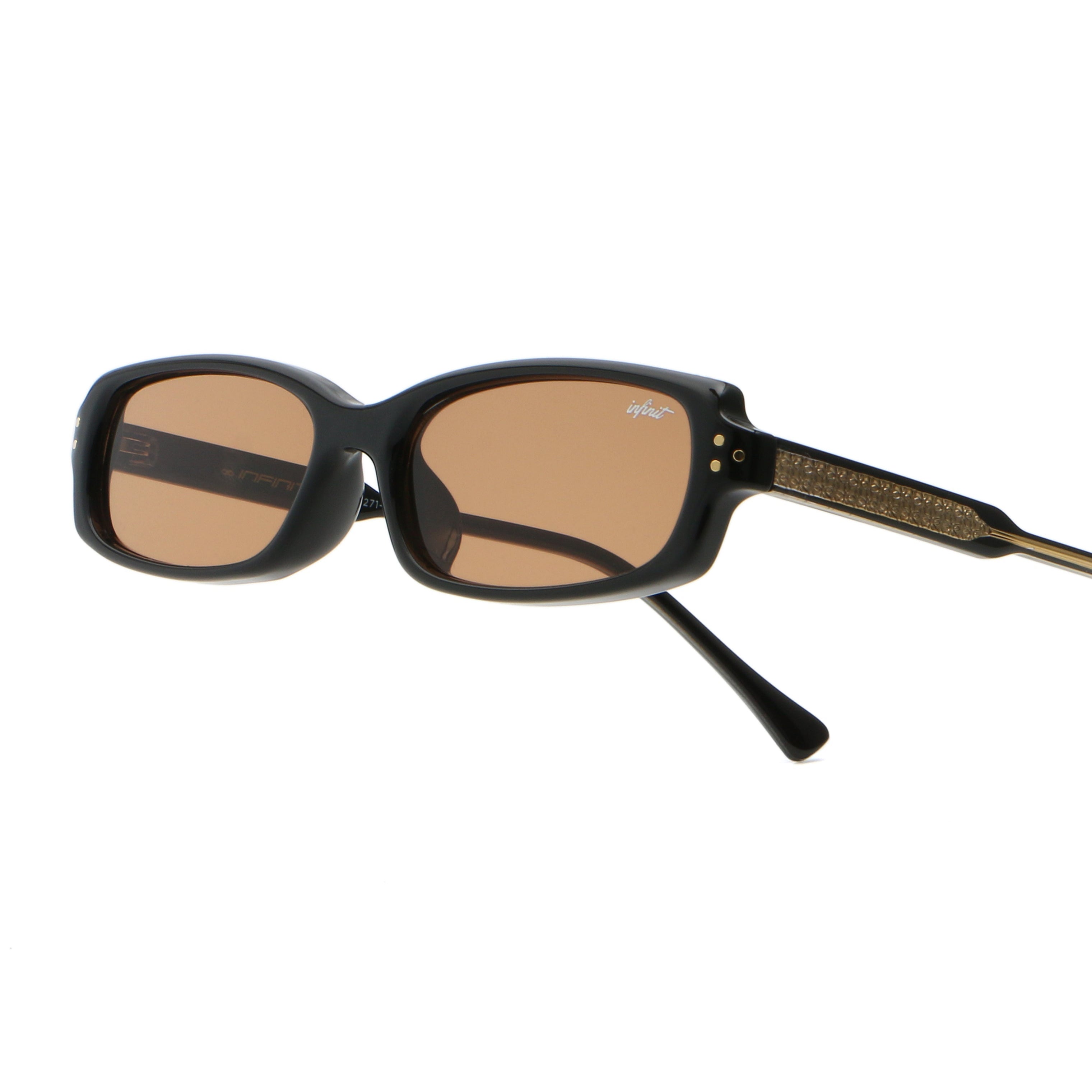 Virgil Negro Brillo Lente Marron