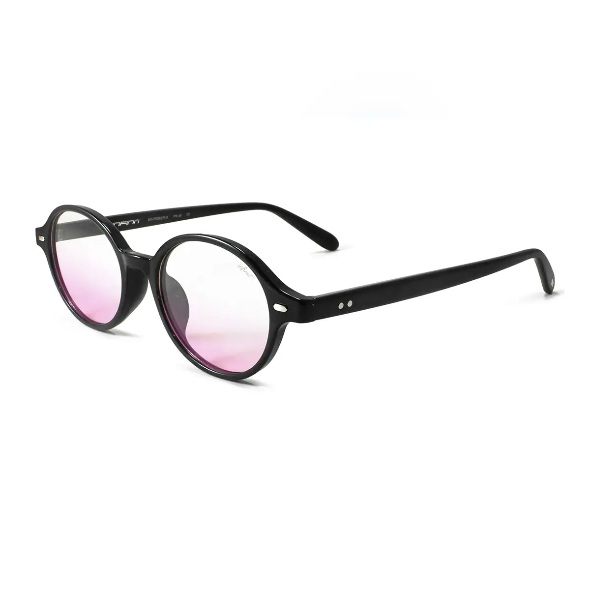 Vizu Negro Brillo Lente Rosa