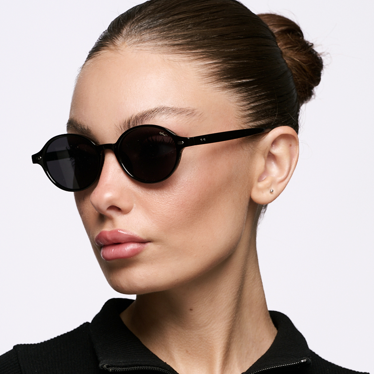 Vizu Negro Brillo Lente Gris