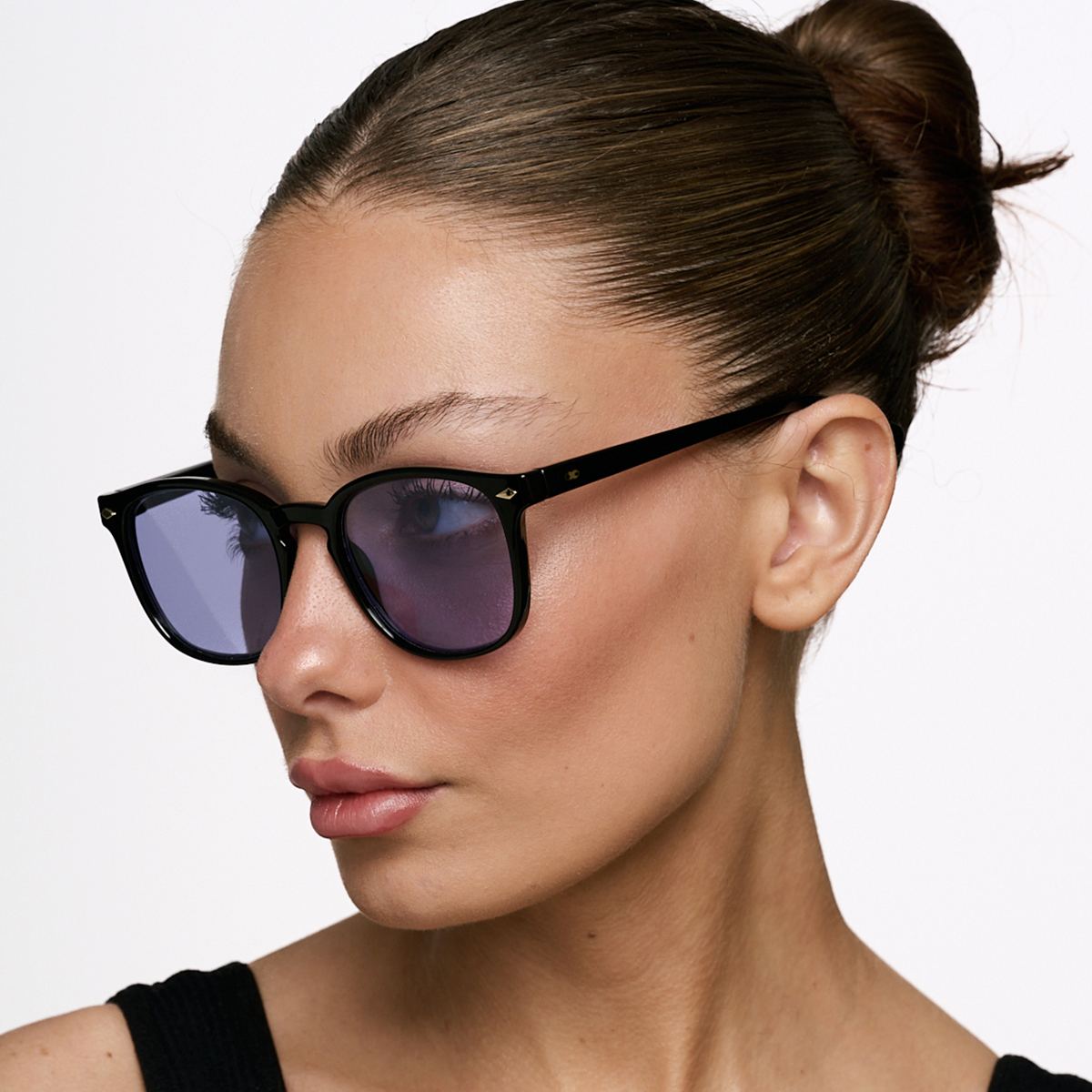 Xenote Negro Brillo Lente Blueberry