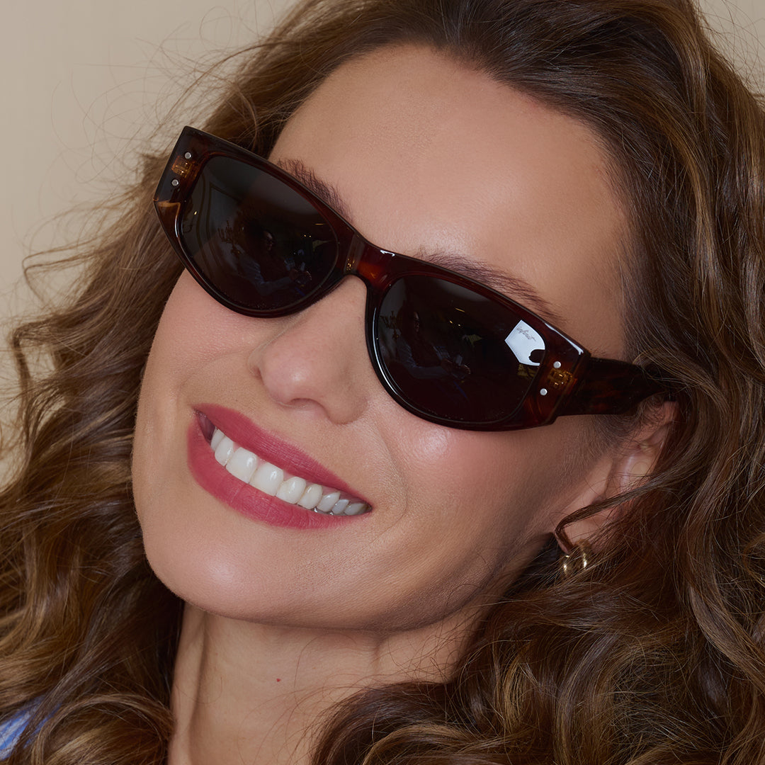 Zenia Carey Wood Lente Gris By Pampita