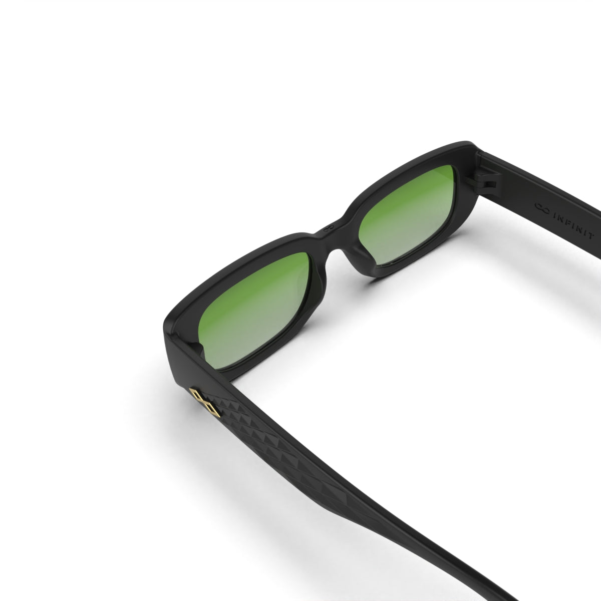 New York 3D Negro Mate Lente Oliva Degrade