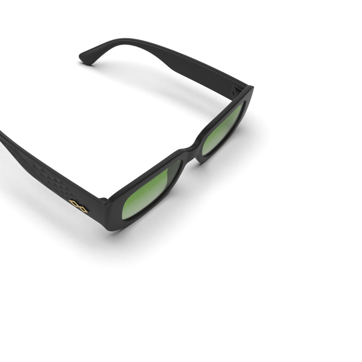 New York 3D Negro Mate Lente Oliva Degrade