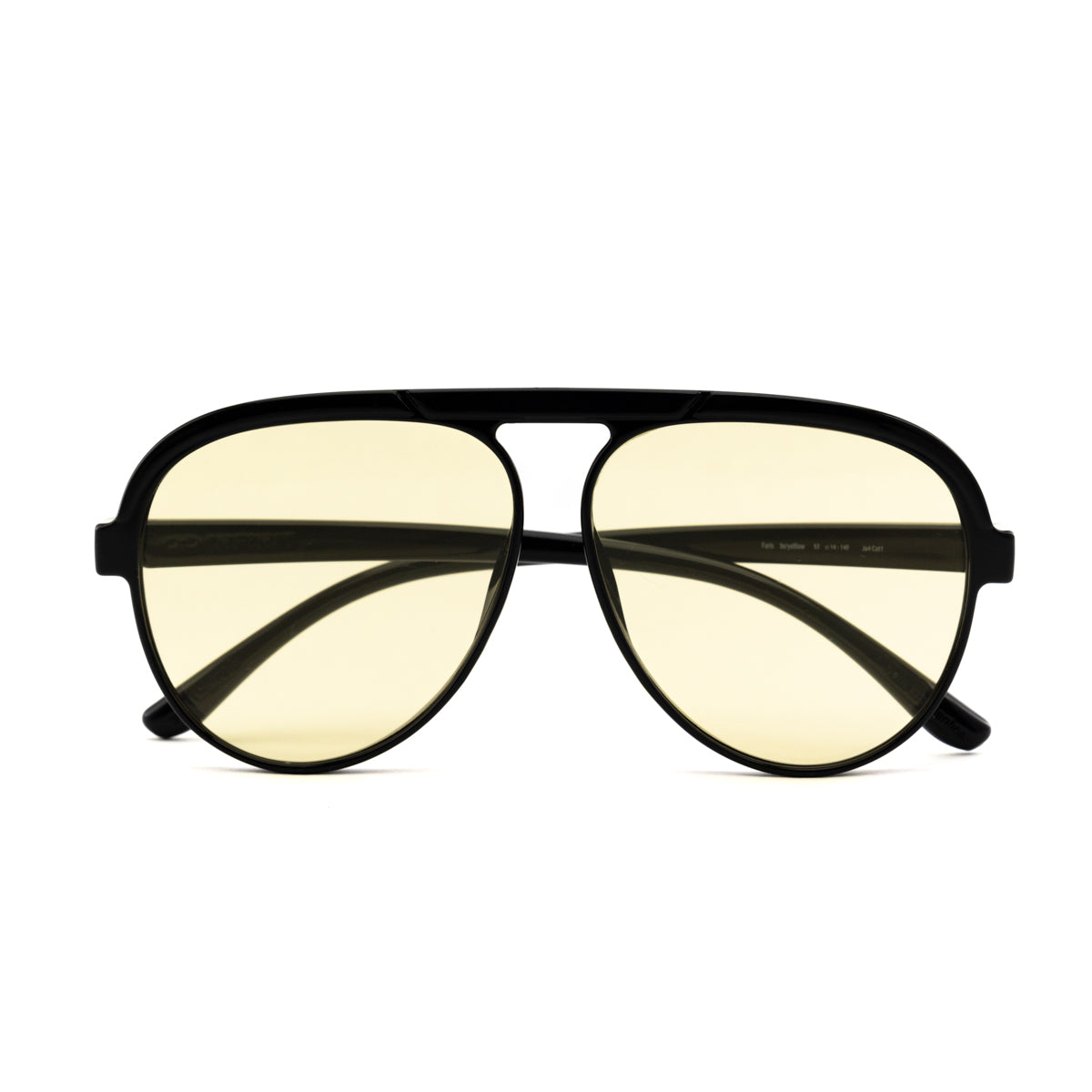 Paris Negro Brillo Lente Amarilla