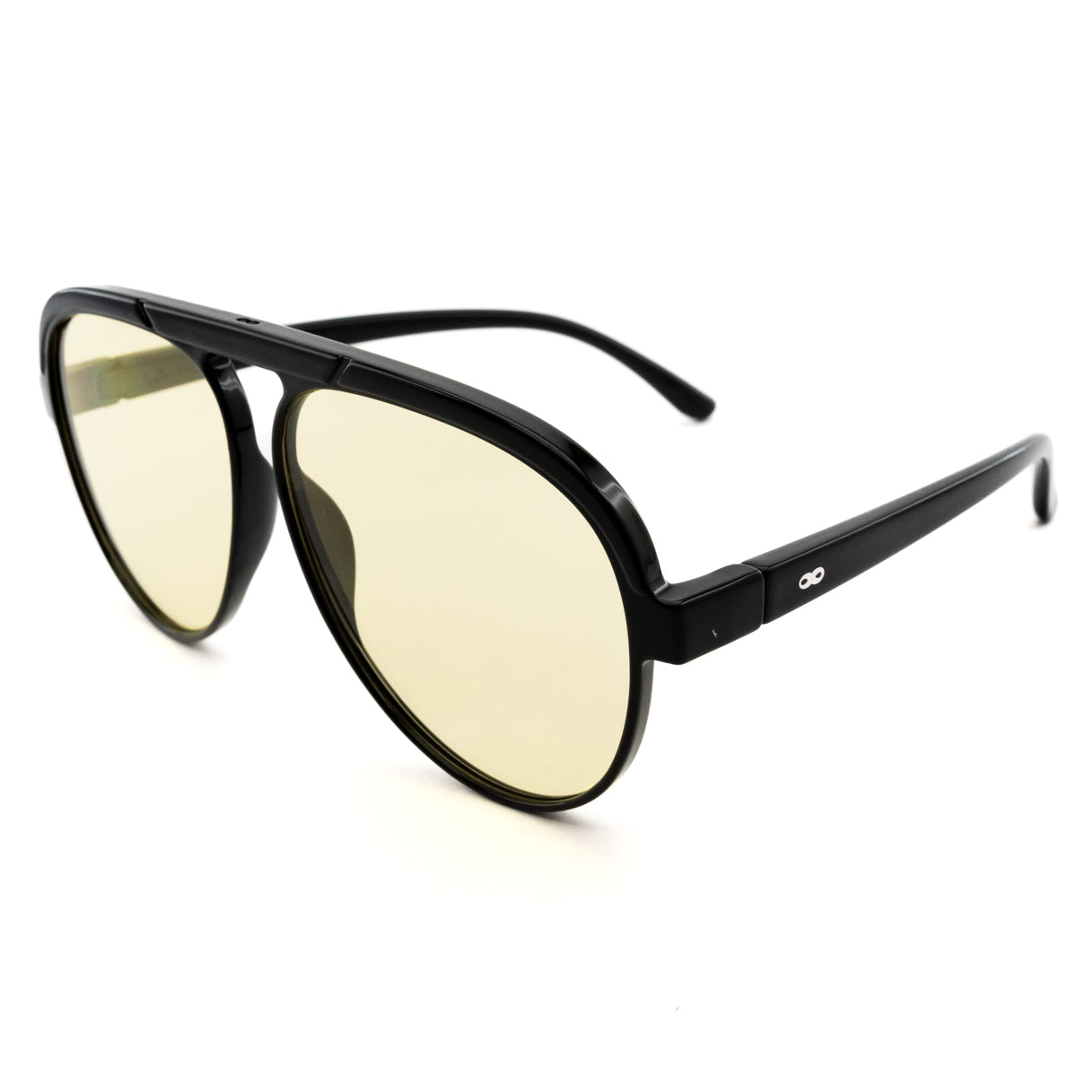 Paris Negro Brillo Lente Amarilla