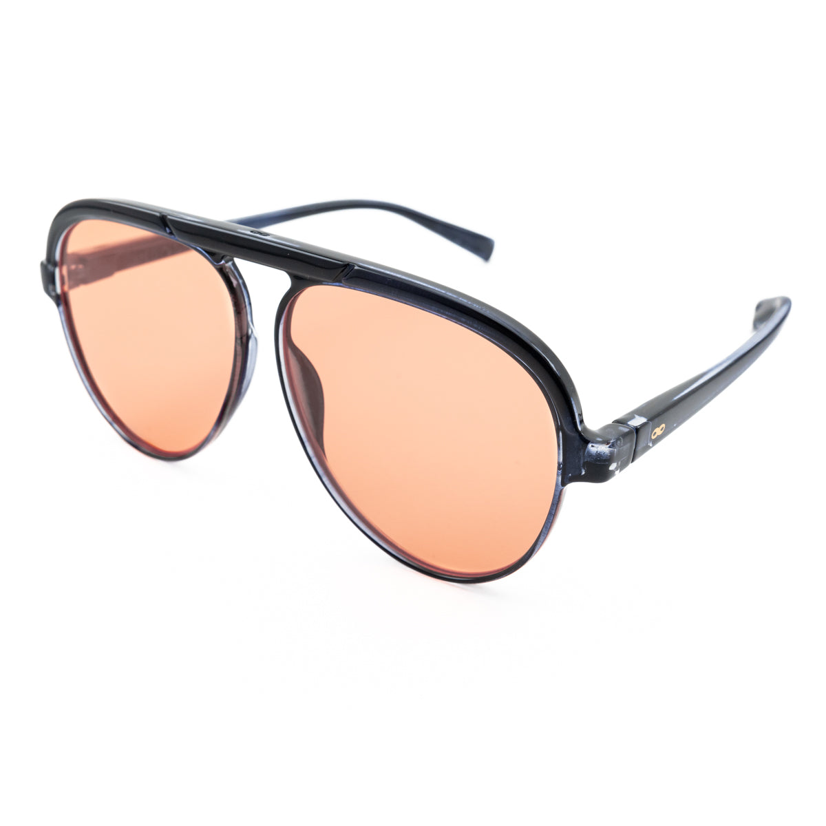 Paris Translucido Negro Lente Naranja