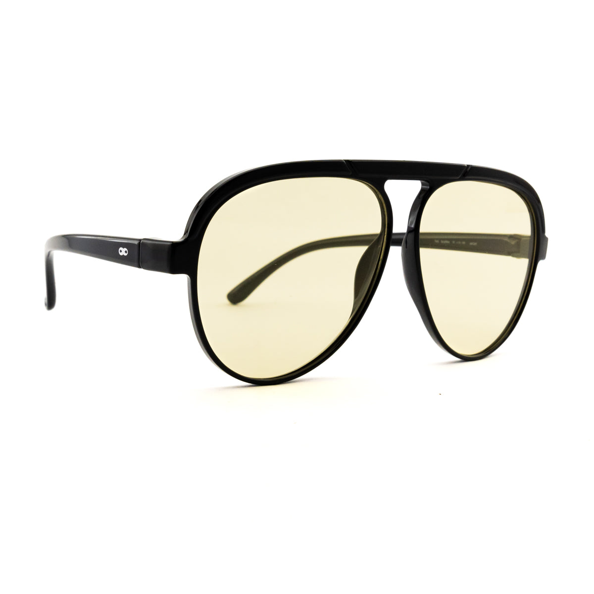 Paris Negro Brillo Lente Amarilla