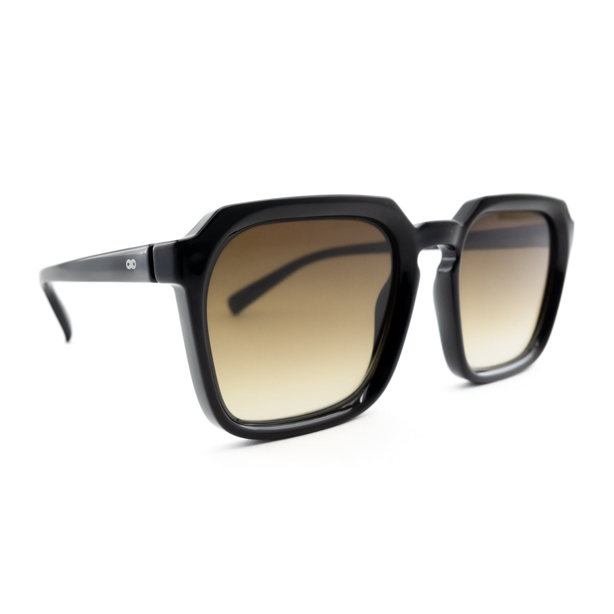 Monaco Negro Brillo Lente Marron Degradé