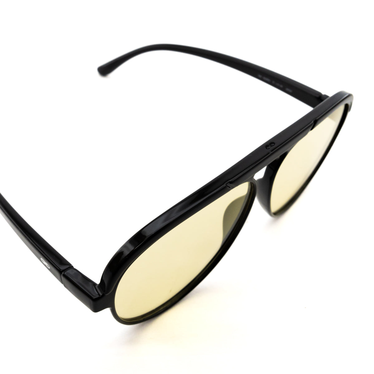 Paris Negro Brillo Lente Amarilla