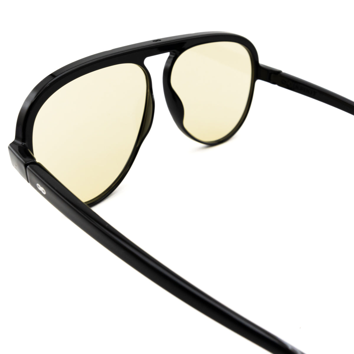 Paris Negro Brillo Lente Amarilla