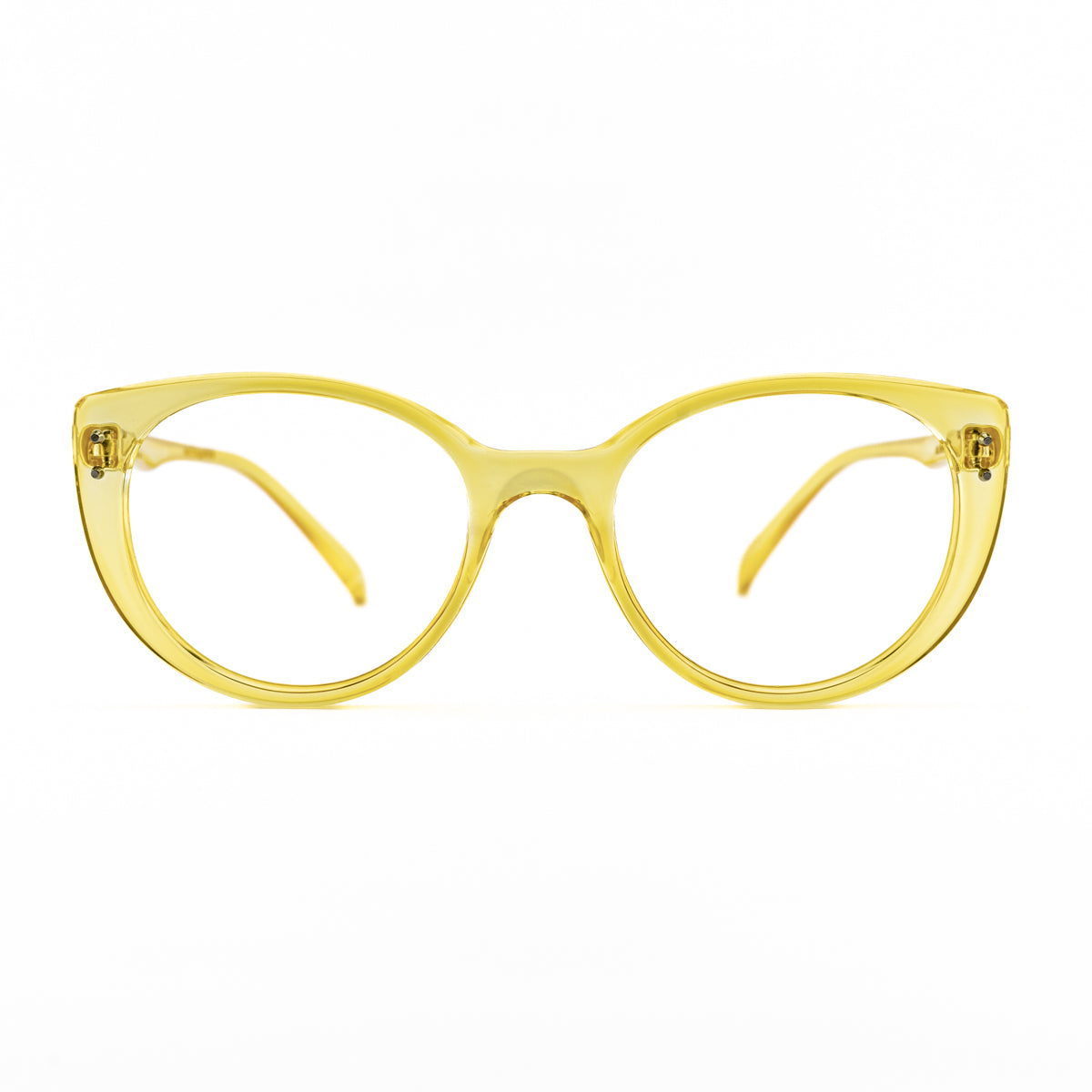 Anteojos Filtro Luz Azul Roma Translucido Amarillo