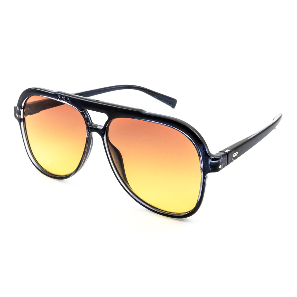 Triple Xxx Translucido Negro Lente Sunset Degrade