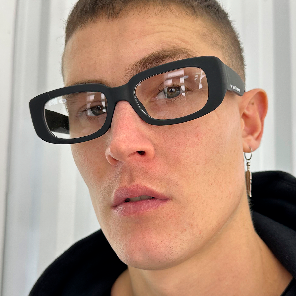 Anteojos Filtro Luz Azul New York Negro Mate