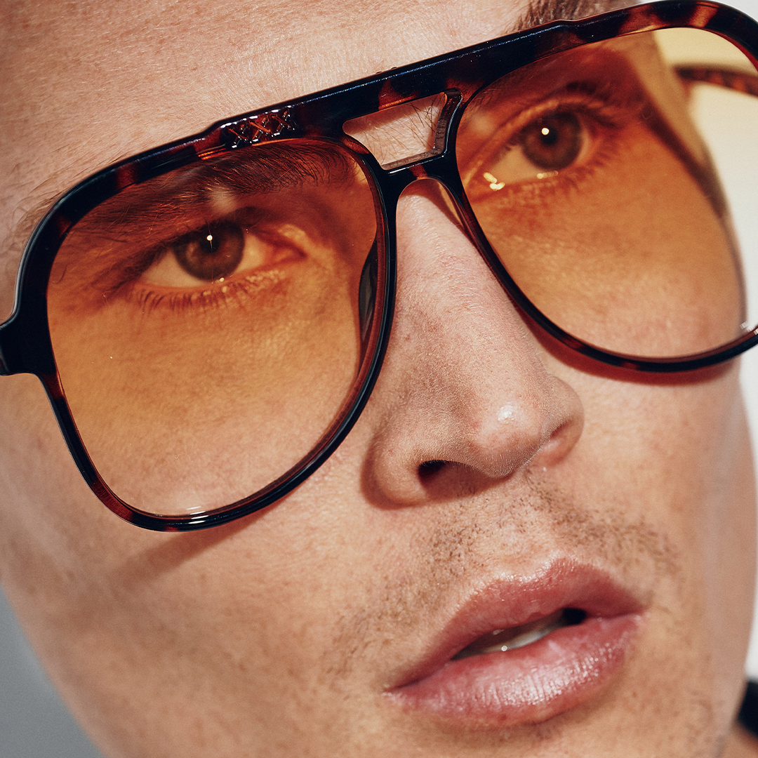 Triple Xxx Carey Lente Naranja Degradé