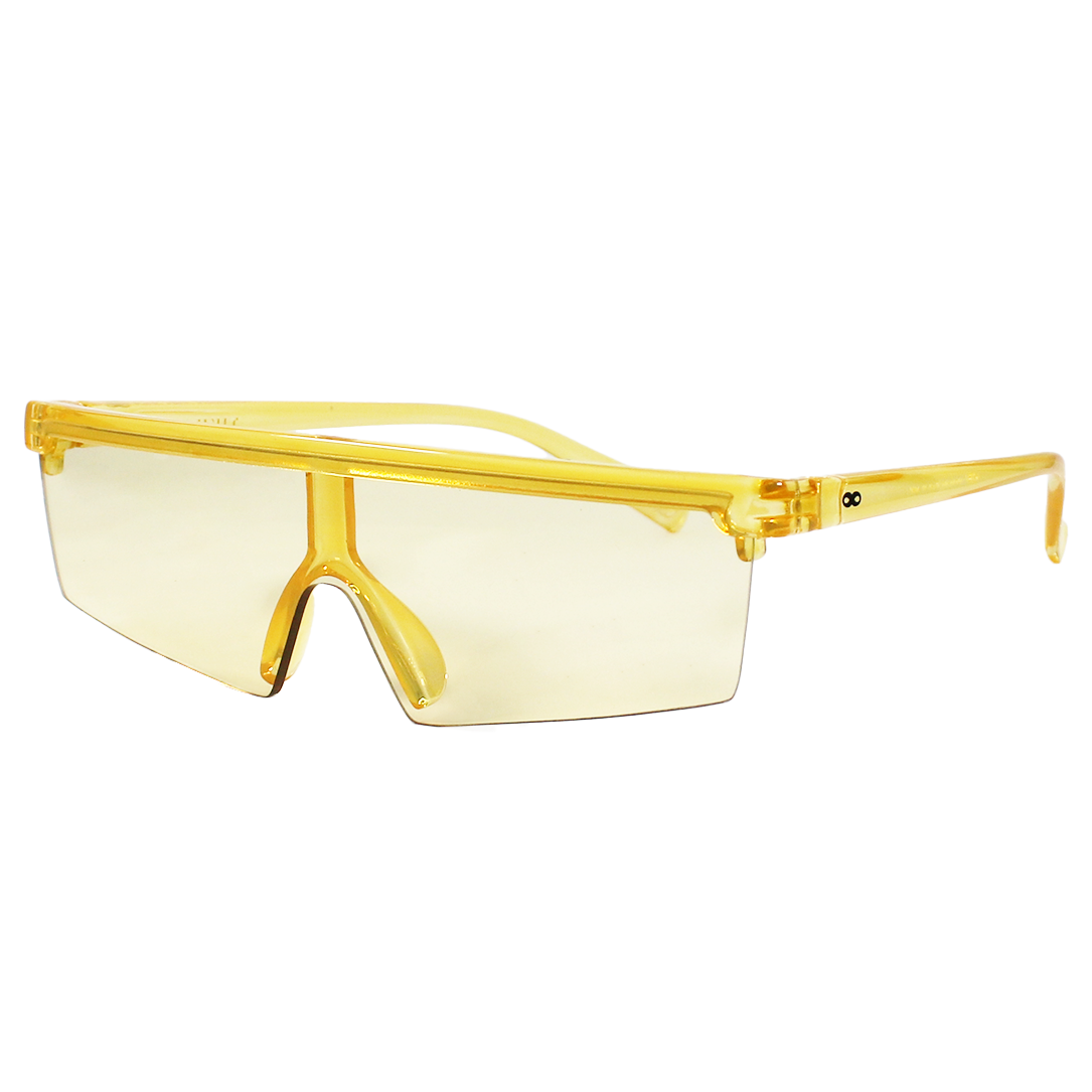 Anteojos De Sol Kiev Translucido Amarillo Lente Amarilla
