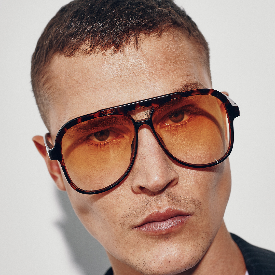 Triple Xxx Carey Lente Naranja Degradé