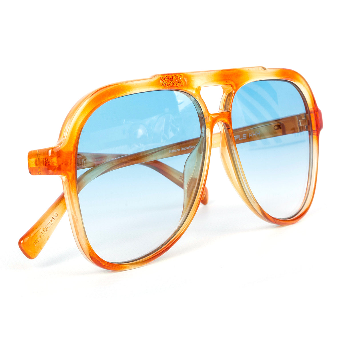 Triple Xxx Carey Rubio Lente Celeste Degrade