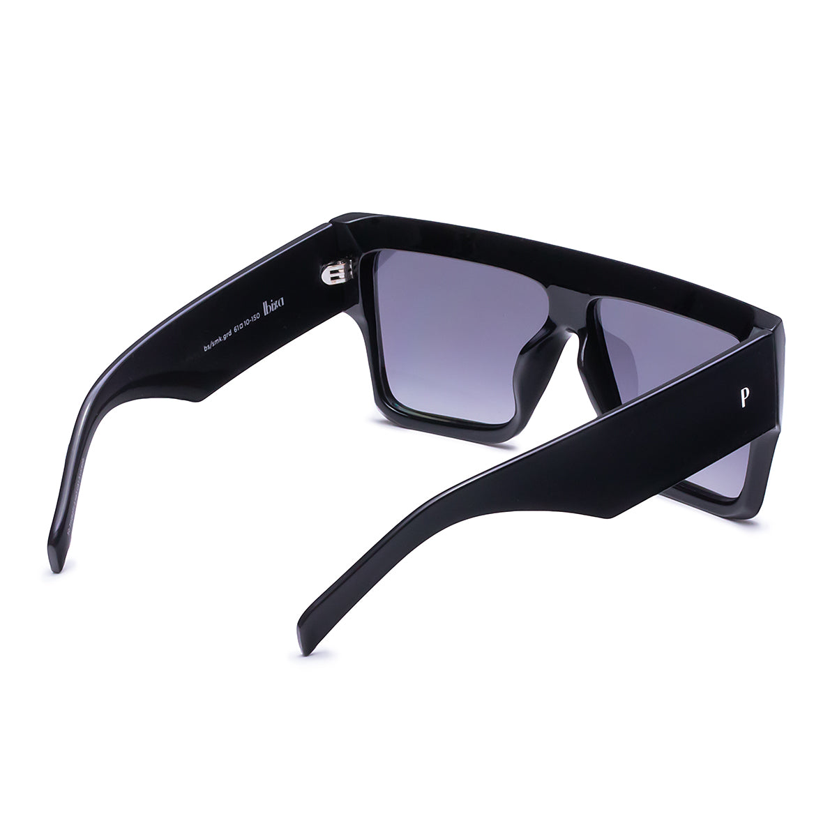 Ibiza Negro Brillo Lente Gris Degrade By Pampita