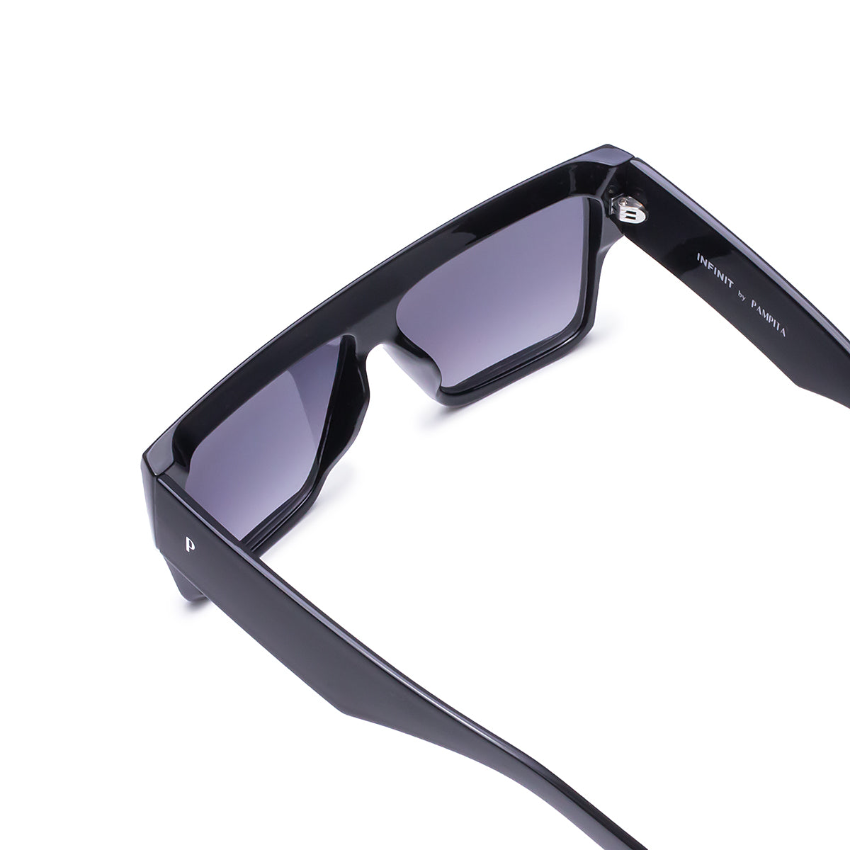 Ibiza Negro Brillo Lente Gris Degrade By Pampita