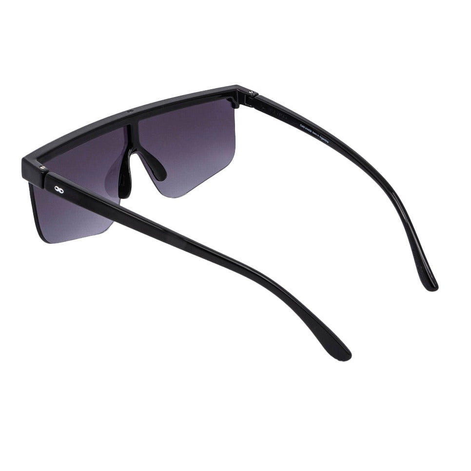 Hong Kong Negro Brillo Lente Gris Degradé