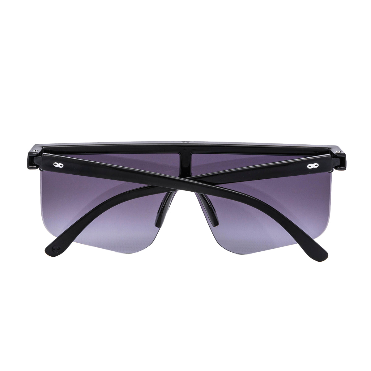 Hong Kong Negro Brillo Lente Gris Degradé