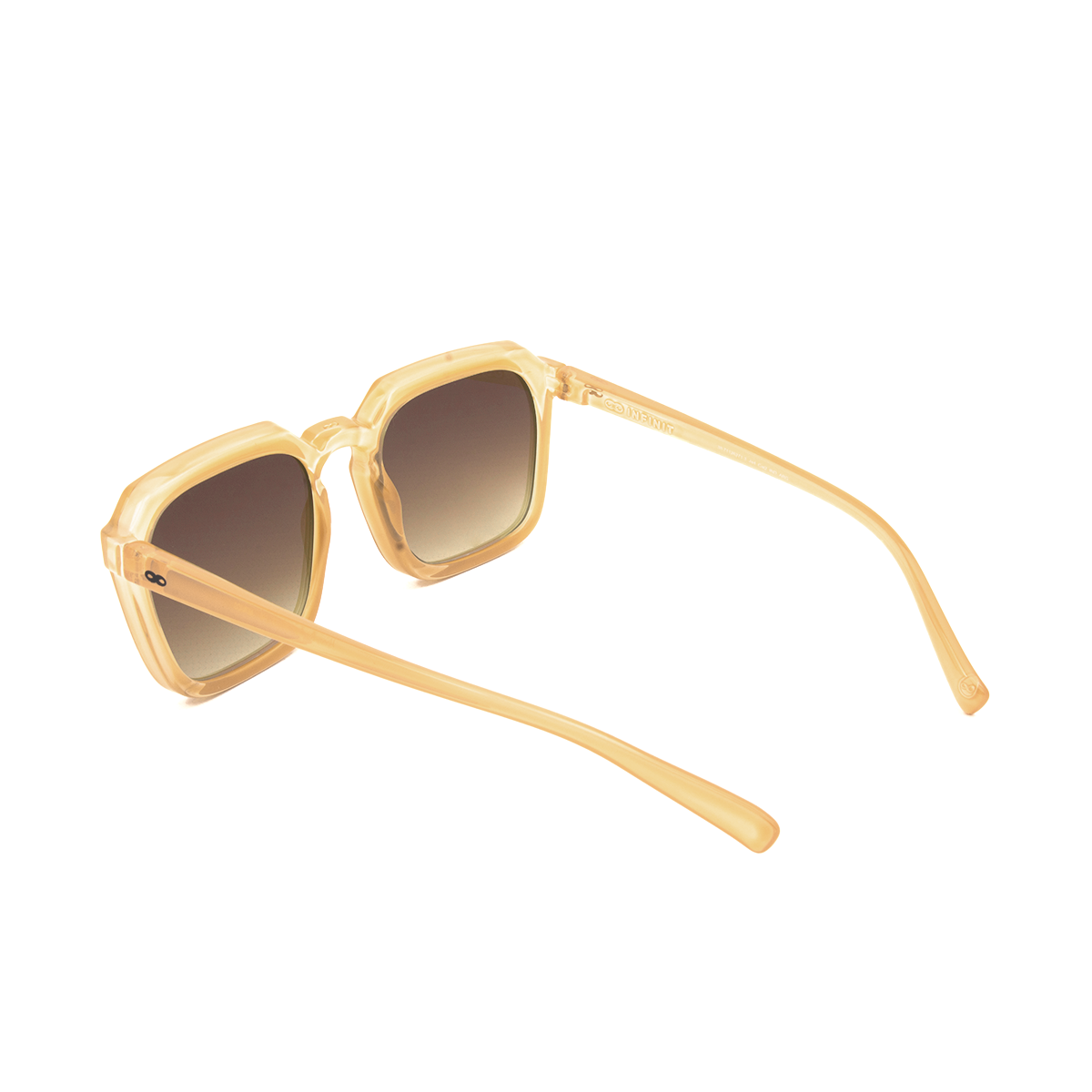 Anteojos De Sol Monaco Honey Lente Marron Degradé