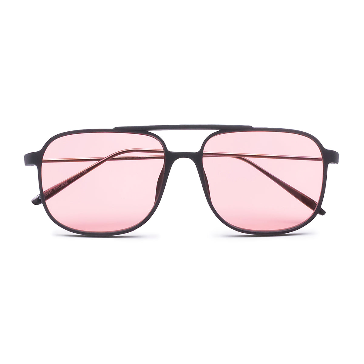 Caravan Negro Mate Lente Rosa