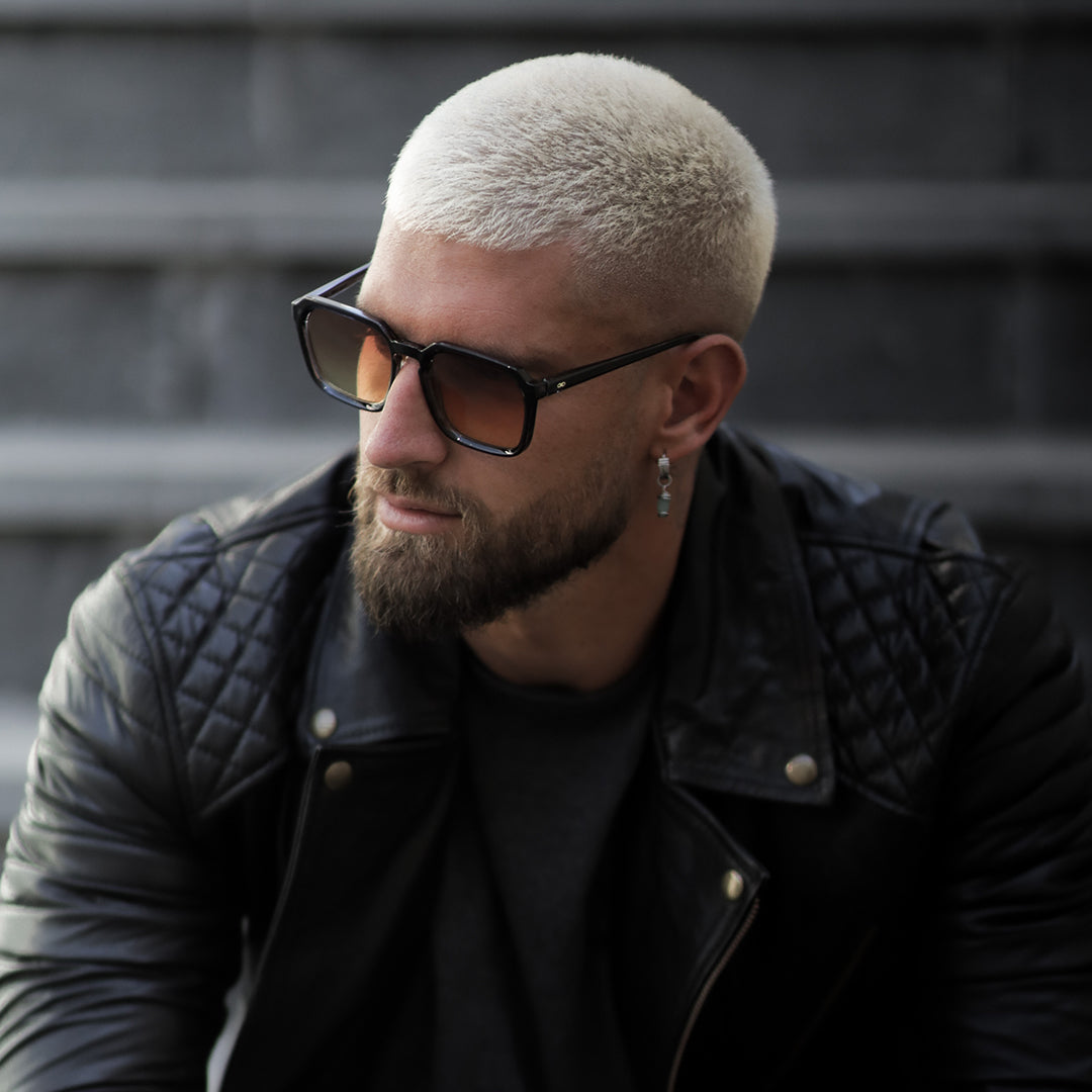 Monaco Translúcido Negro Lente Sunset Degrade