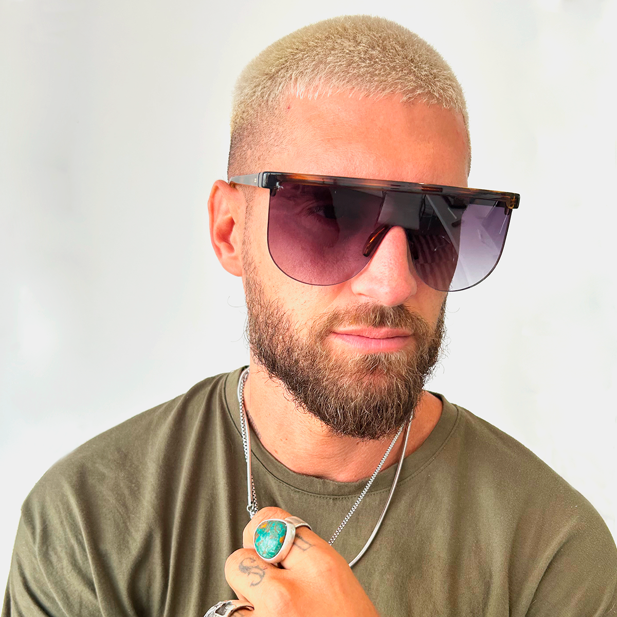 Oslo Carey Lente Gris Degrade