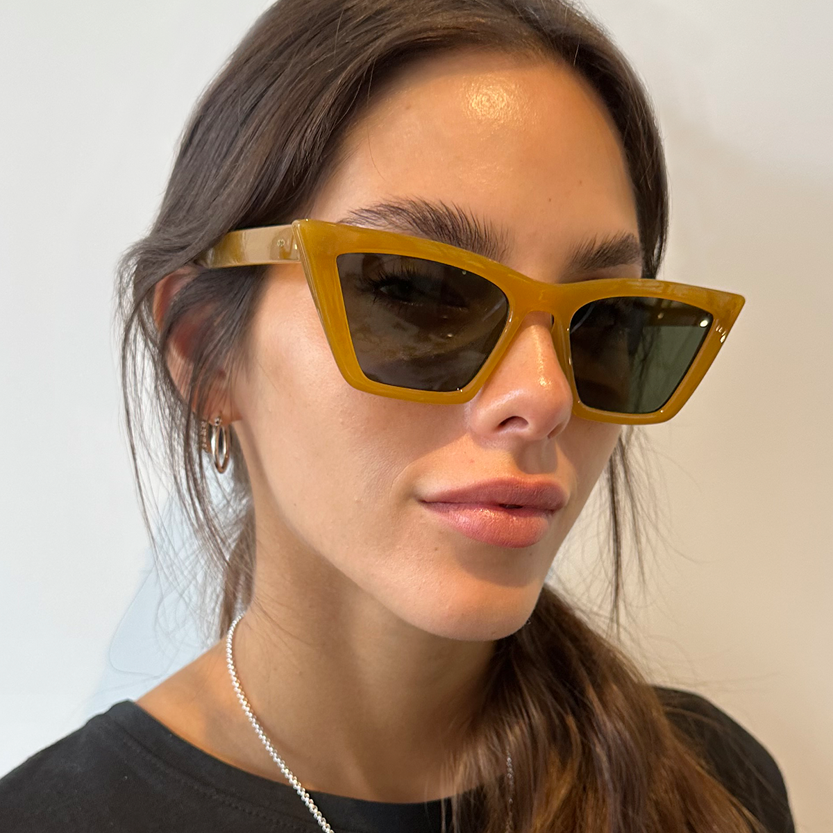 Anteojos De Sol Frida Honey Lente Verde