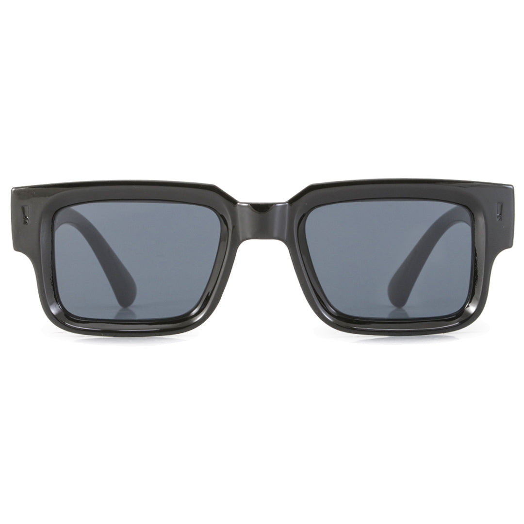 Exclamation Negro Brillo Lente Gris