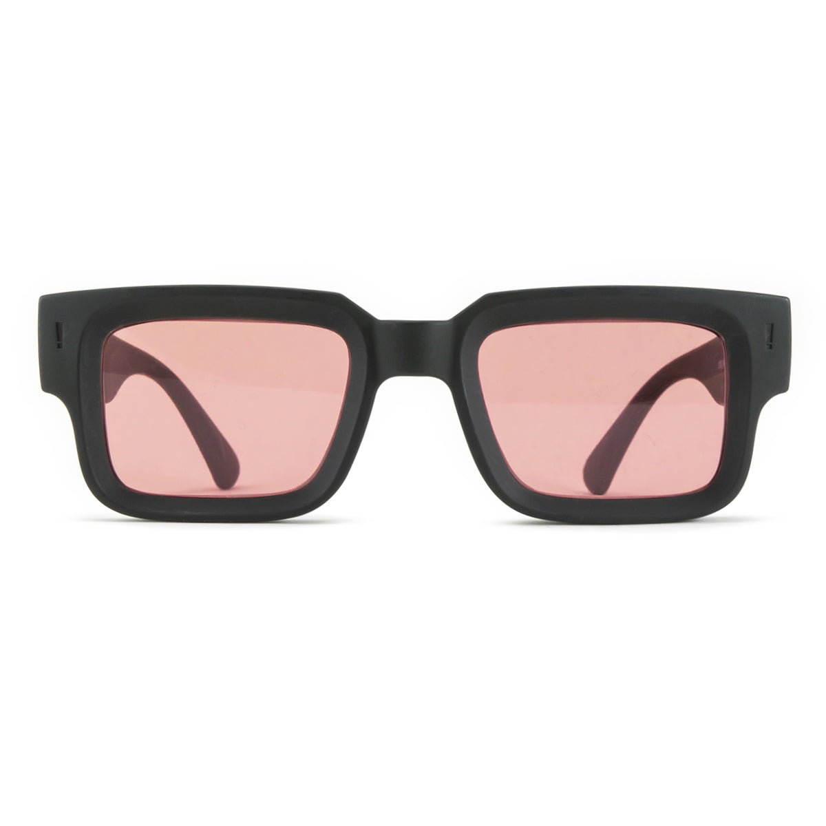 Anteojos Exclamation Negro Mate Lente Rosa - imagen 6