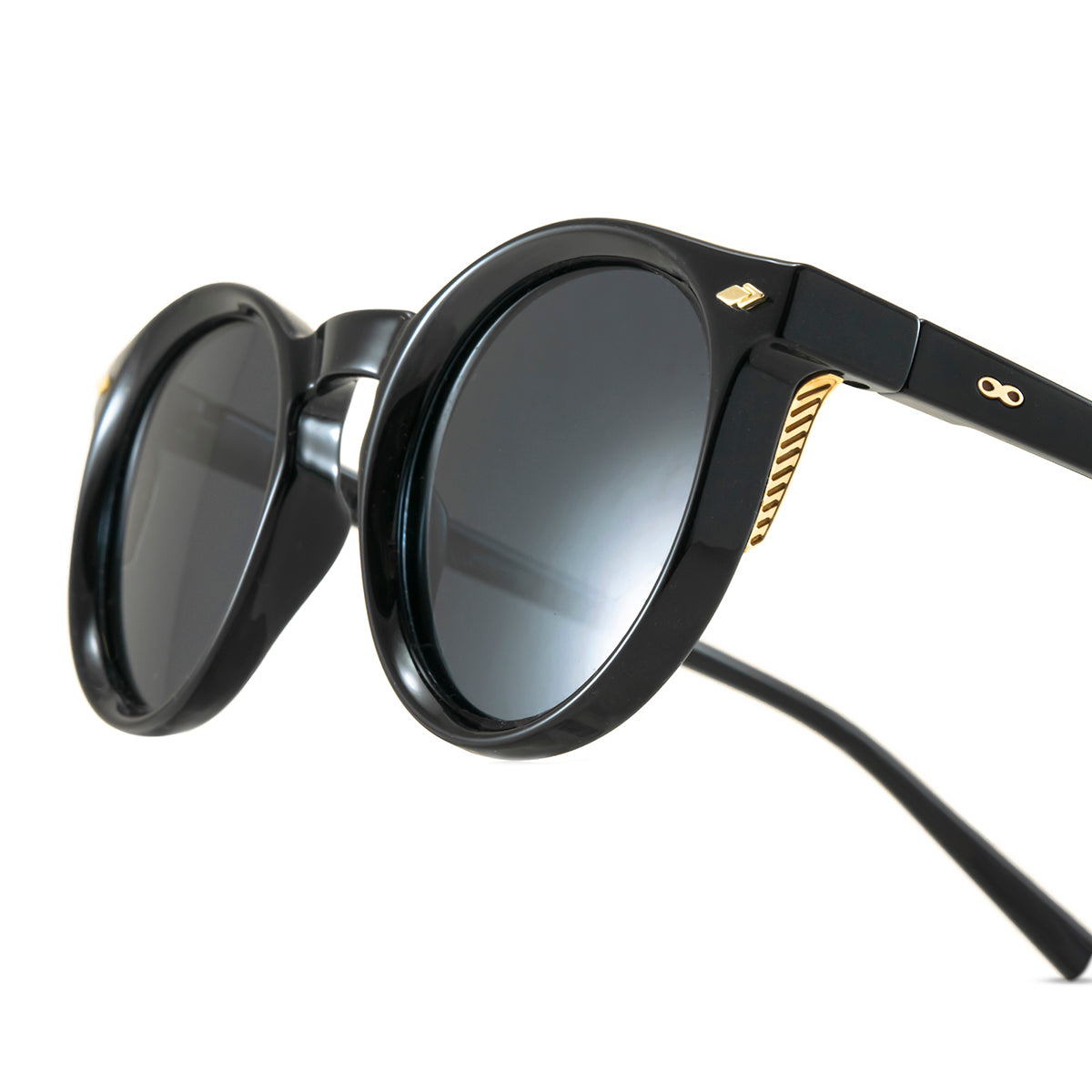 Holbox Negro Brillo Lente Gris Polarizado