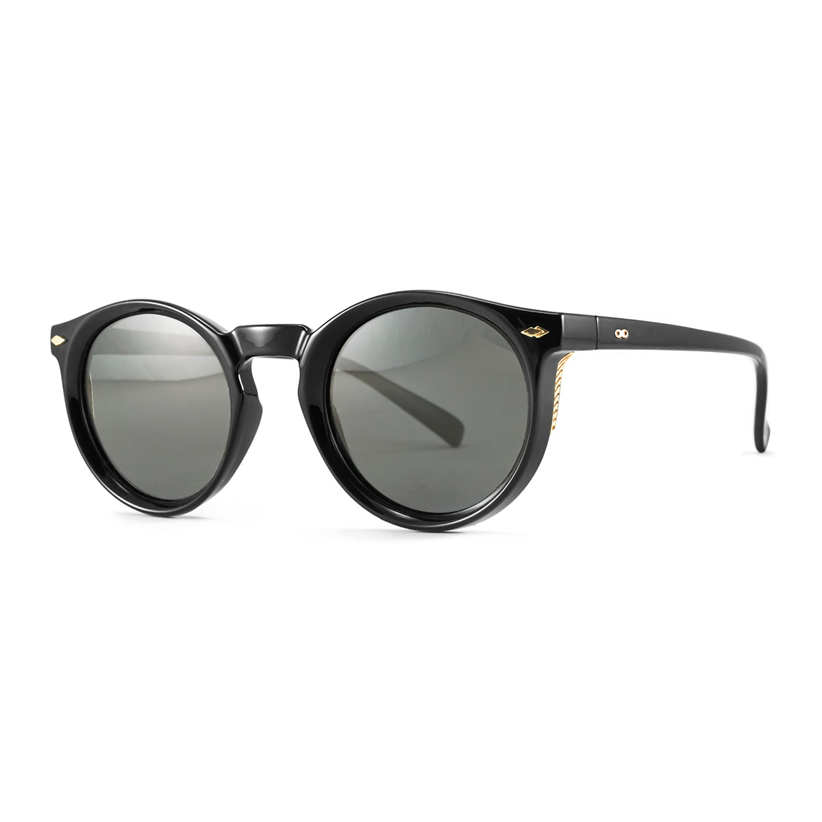 Holbox Negro Brillo Lente Gris Polarizado