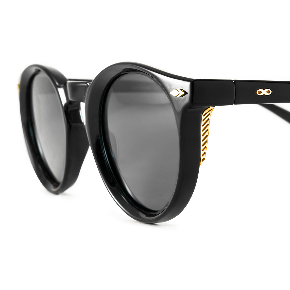 Holbox Negro Brillo Lente Gris Polarizado