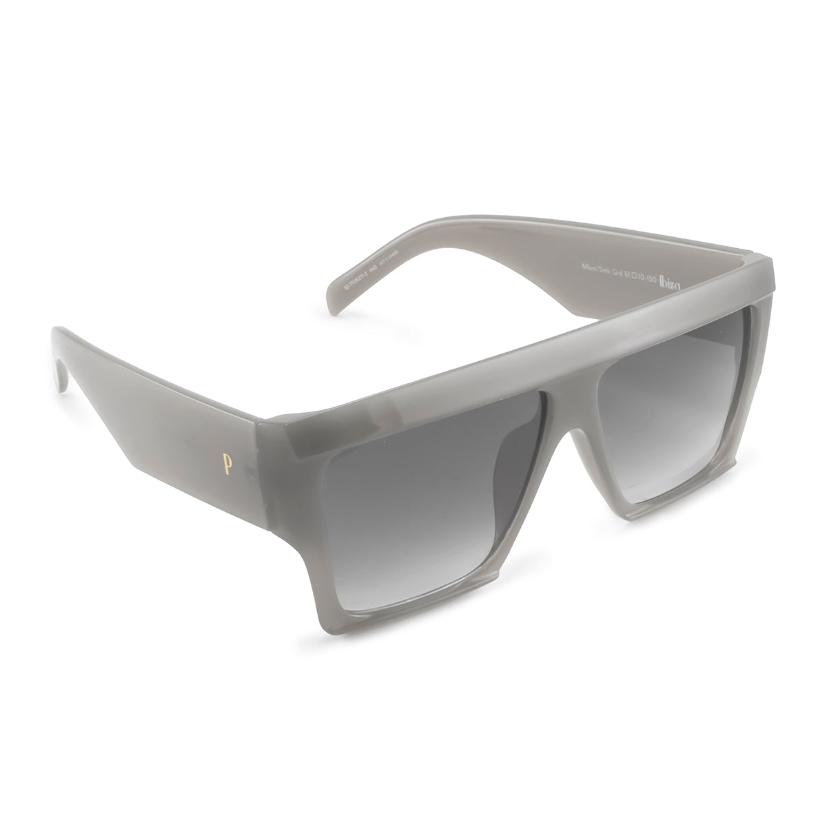 Ibiza Milky Brown Lente Gris Degrade By Pampita