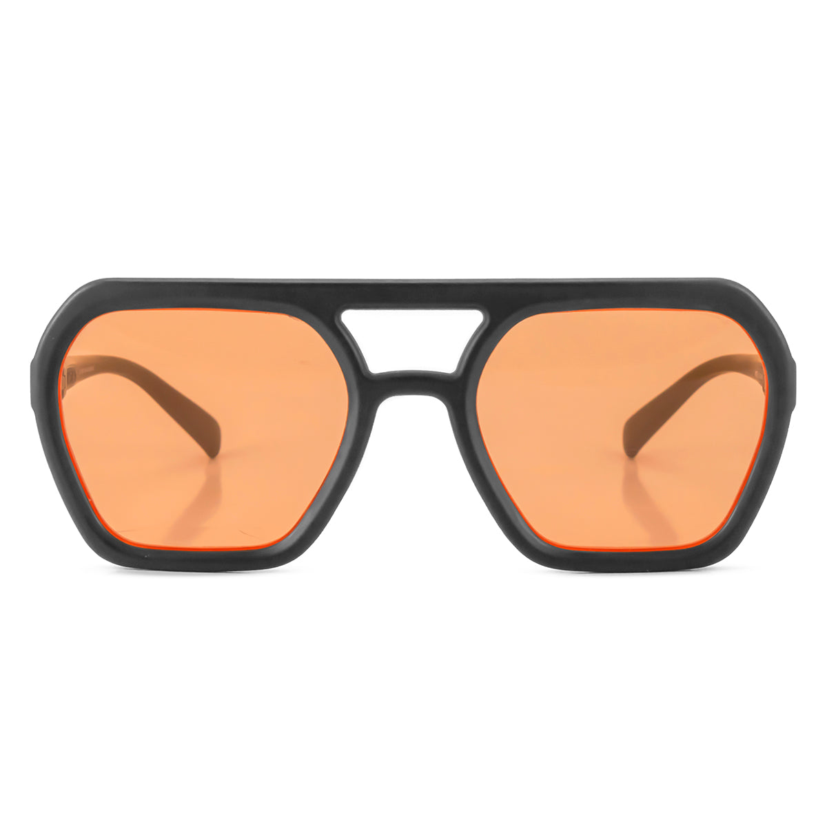 Anteojos Lyon Negro Mate Lente Naranja - imagen 7