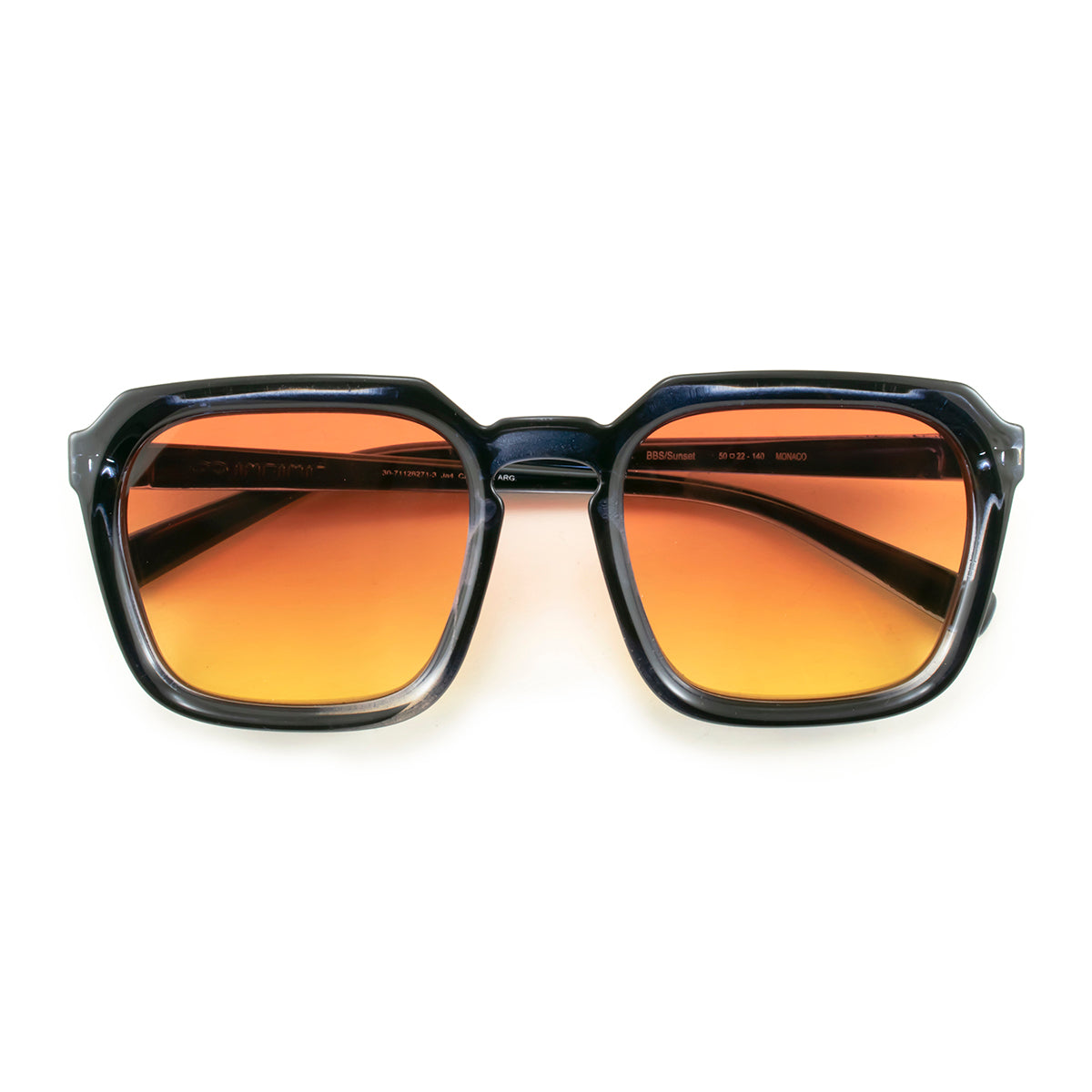 Monaco Translúcido Negro Lente Sunset Degrade