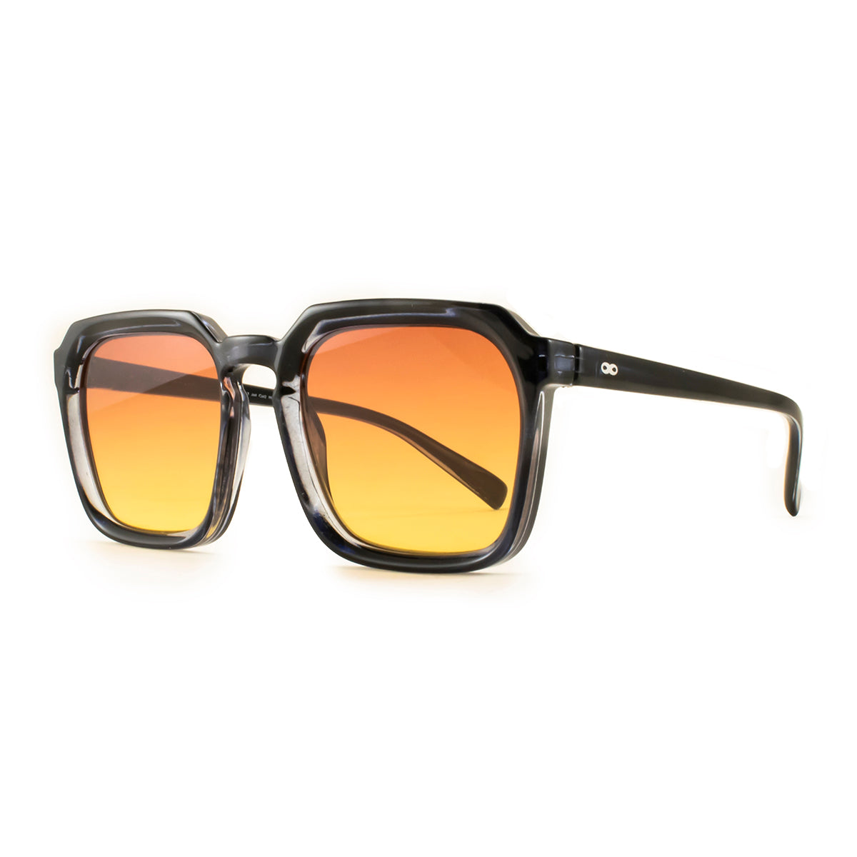 Monaco Translúcido Negro Lente Sunset Degrade