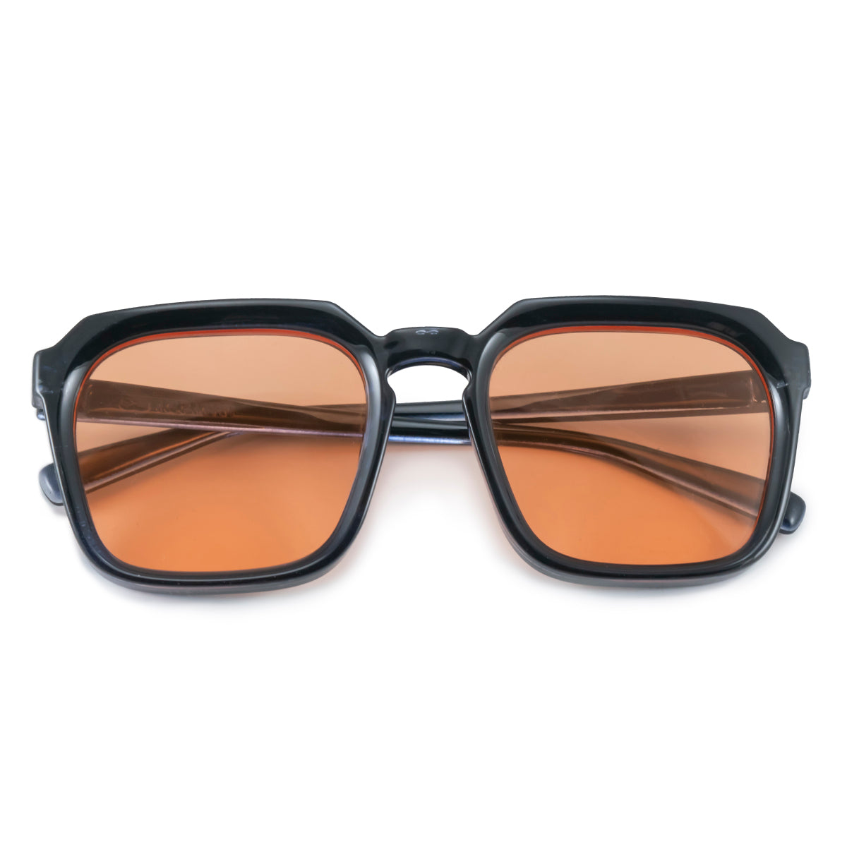 Monaco Translúcido Negro Lente Naranja