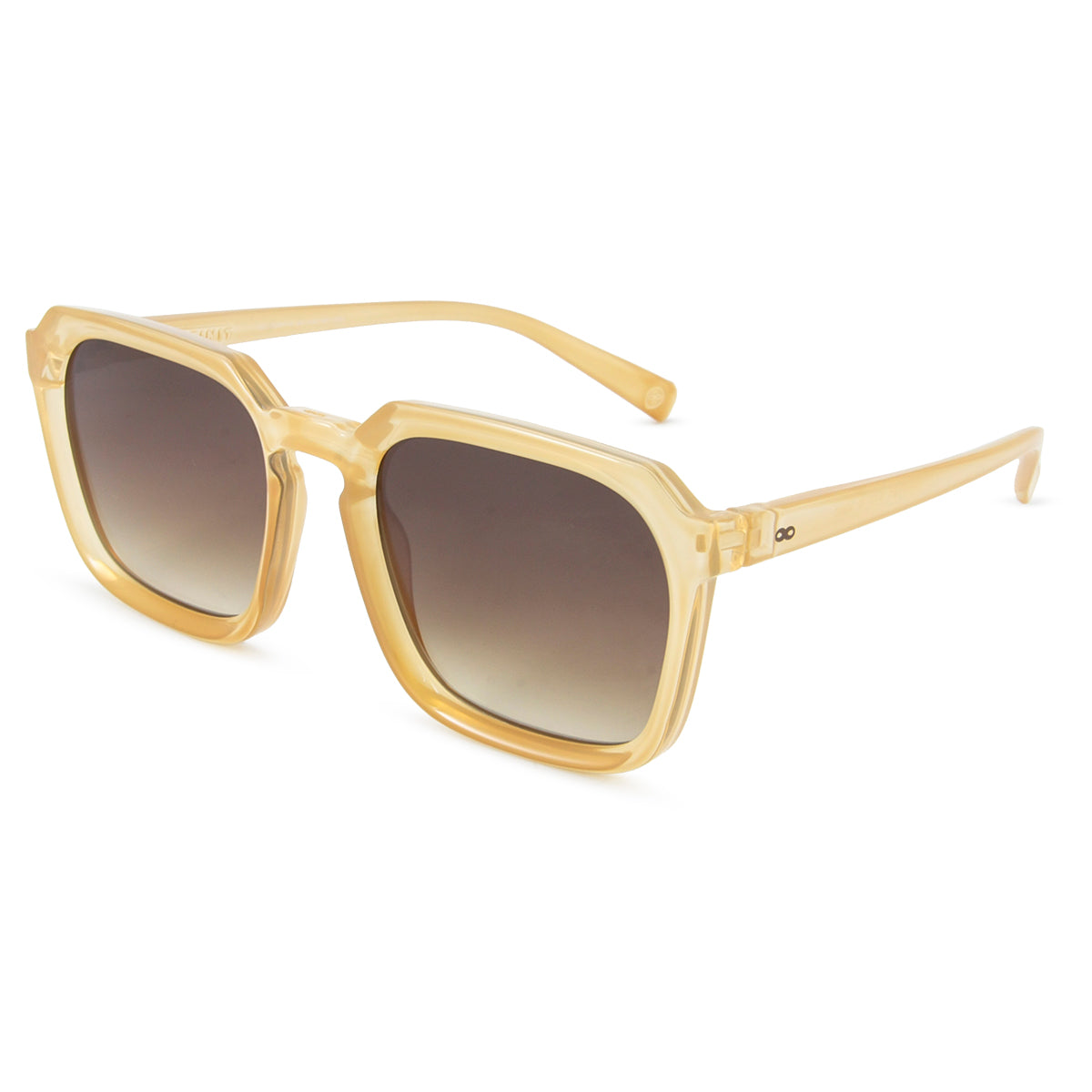 Anteojos De Sol Monaco Honey Lente Marron Degradé