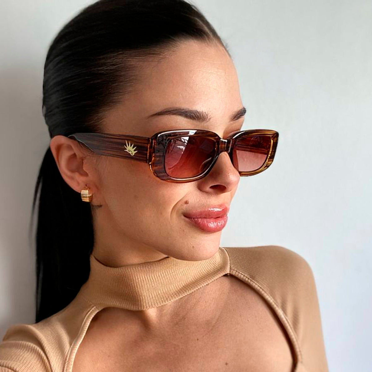 New York Carey Wood Lente Rosa Degrade