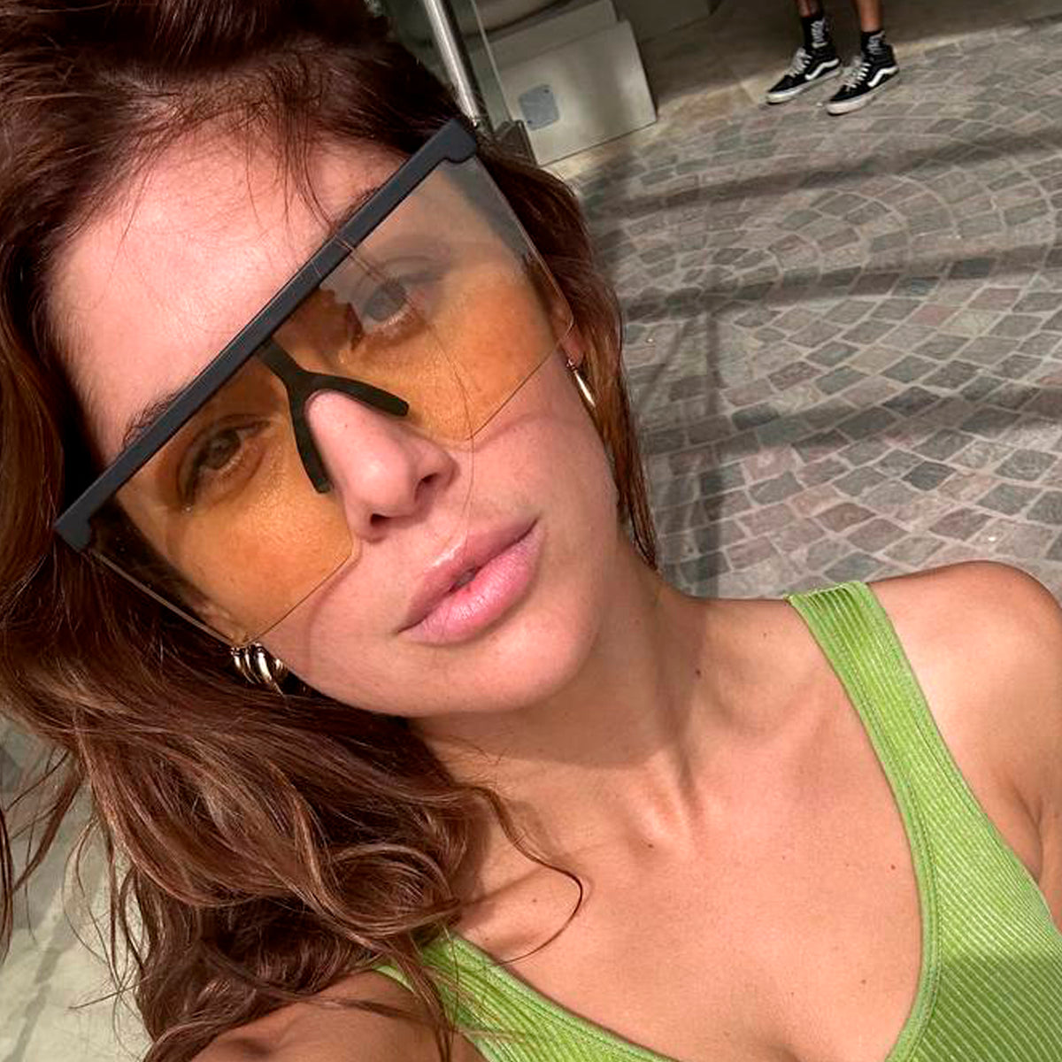 Moscow Negro Mate Lente Amarilla