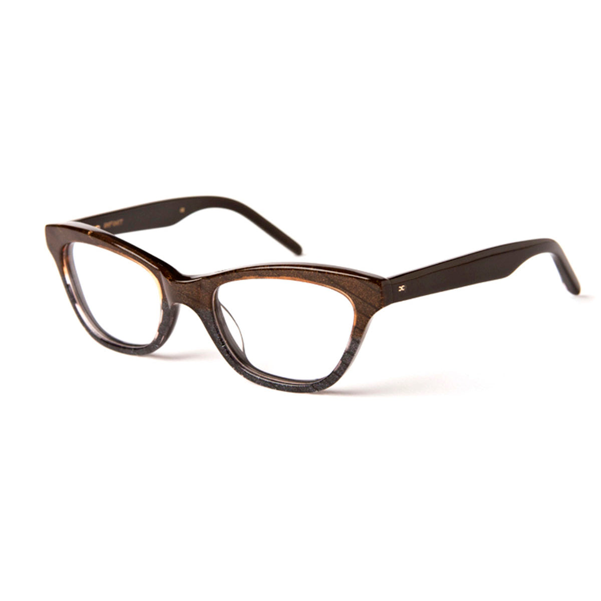 Armazon Malena Dorado Glitter Negro Brillo