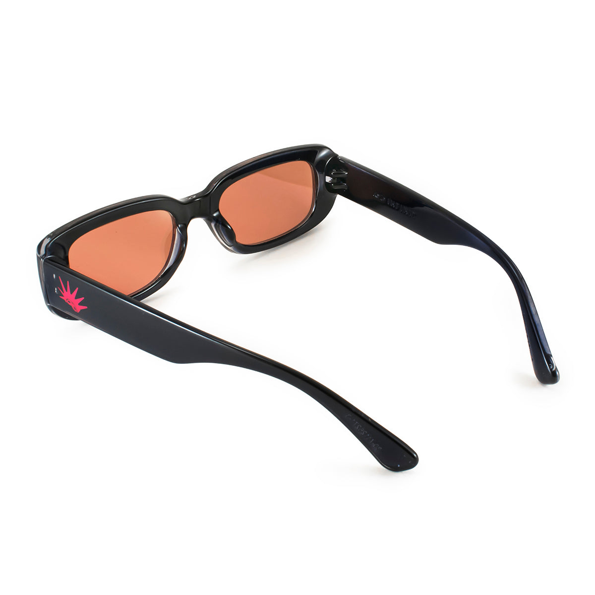 New York Translucido Negro Lente Rosa Espejada