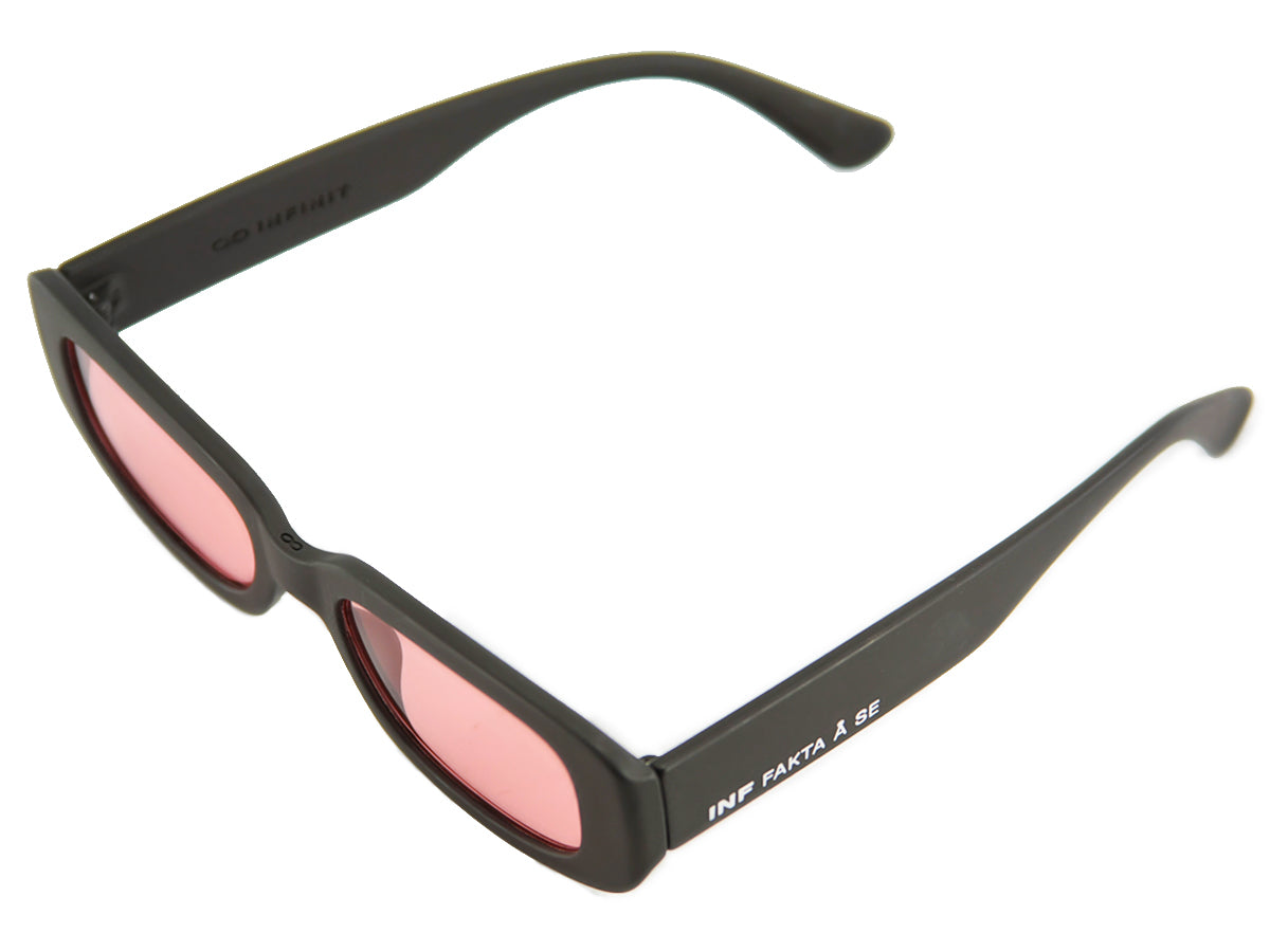 New York Negro Mate Lente Rosa
