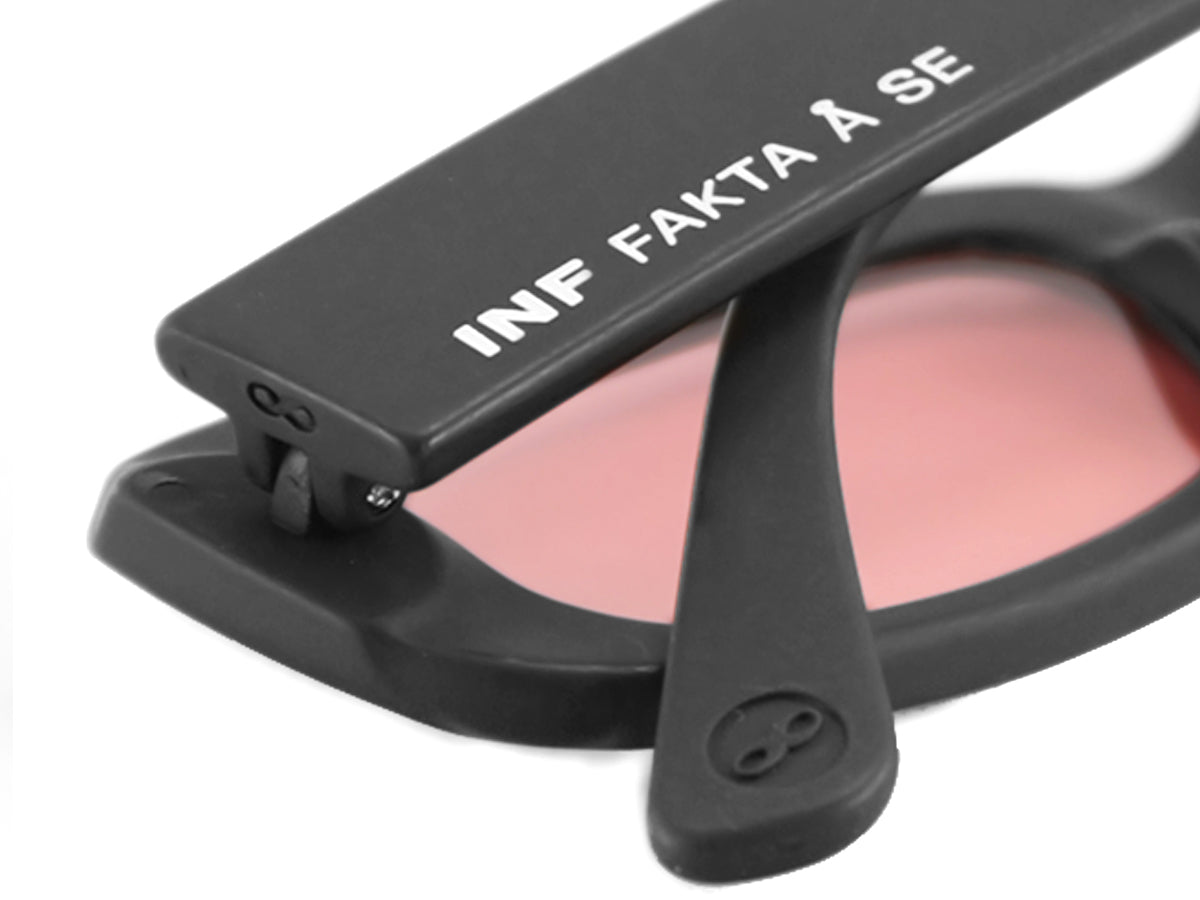 New York Negro Mate Lente Rosa