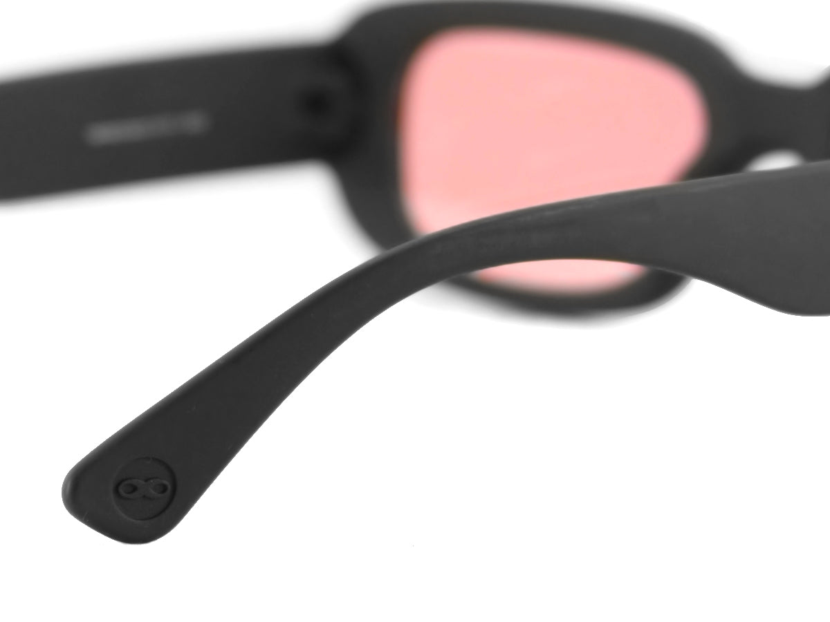 New York Negro Mate Lente Rosa