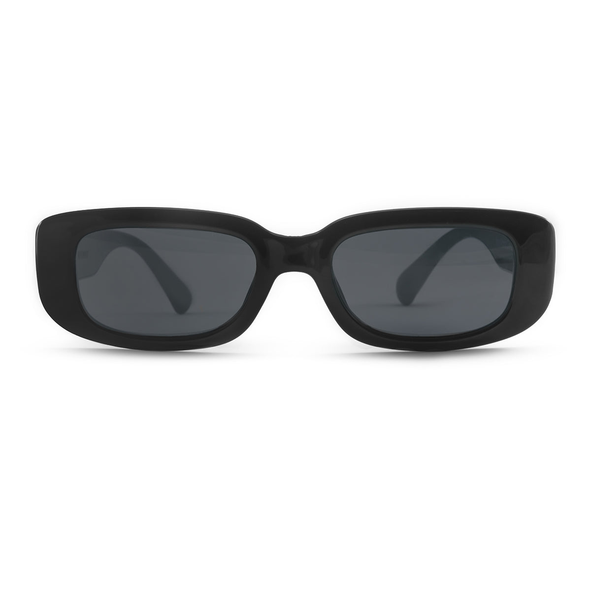 Anteojos De Sol New York Negro Brillo Lente Gris Infinit